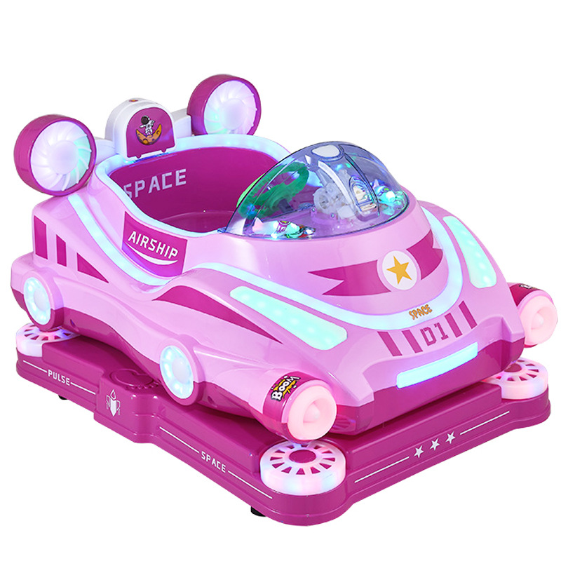 Coin Operated Kiddie Ride - 新型バブル吹き出し宇宙船キッズライドコイン式ベビー揺り機商業用子供用おもちゃ車