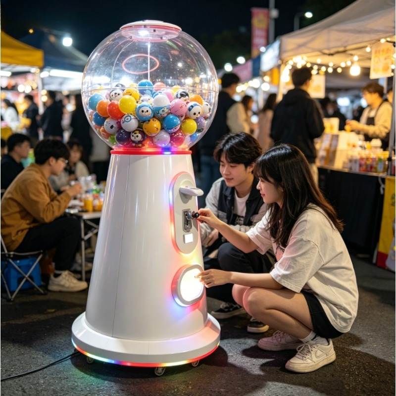 カスタマイズ可能なコイン式アーケードガチャガチャ自動販売機、 - Arcade Toy Vending Machine のレビューと価格