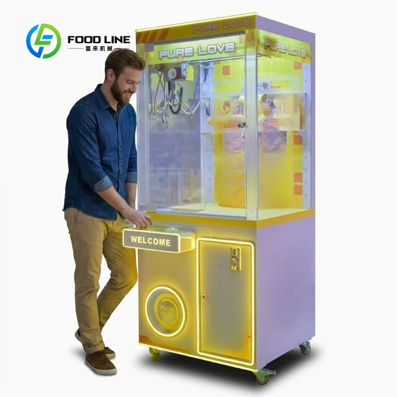 カスタマイズ可能な自動クレーンゲーム機、コイン式ぬいぐるみ獲 - Arcade Toy Vending Machine のレビューと価格